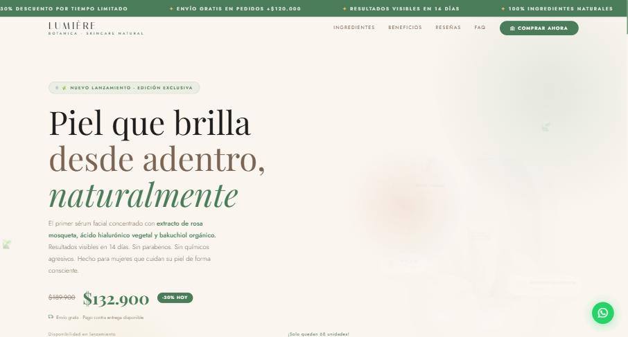 Lumière Botanica — Sérum Facial